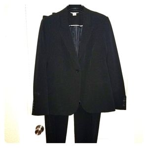 Black Pinstripe Liz Claiborne Suit